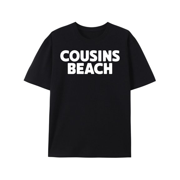Cousins Beach T-Shirt Summertime Beach Shirt Trendy Coastal Pure Cotton Tops for Men Women