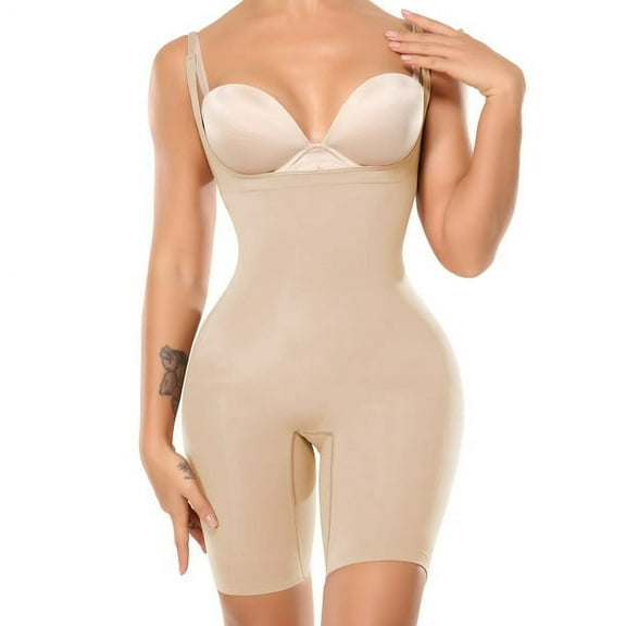 SHAPEVIVA Womens Full Bodysuits Shapewear Undergarments for Women Body Shaper Underbust Fajas Colombianas Levanta Cola y Cadera