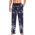 thumbnail image 4 of Palm Tree Ghost Pajama Pants, Men's Lounge Pants Light with Drawstring and Pockets, Christmas New Year Birthday Father's Day Gifts, X-Large, 4 of 7