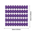 thumbnail image 4 of Marker Holders (5 Pack) Silicone Organizers for Broad Tip Markers, Prevent Lost Lids, Portable, Value Family Size, Silicone Marker Cap Holder,Purple, 4 of 7