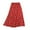 Red, variant on Drses Womens Dresses Fashion Solid Color Leisure Fold Elastic Waist A-Shaped Horn Skirt Dresses For Women