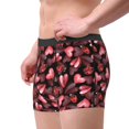 thumbnail image 2 of Lukts Ladybugs and Red Hearts Pattern Men's Underwear Covered Waistband Boxer Briefs-Small, 2 of 5