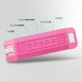 thumbnail image 4 of Altec Lansing HydraMini 2.0 EverythingProof Bluetooth Speaker, Waterproof IP67, Floats, 12-Hour Playtime, Built-In Magnet, Carabiner & Mount, Baby-Pink, 4 of 13