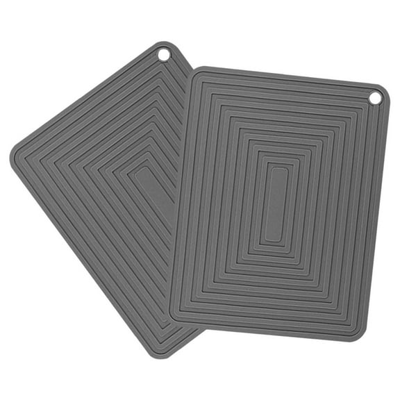 2 Pcs Silicone Pot Holder Tabletop Hot Dish Mat Silicone Pads Heat Resistant Mats Dish Pad Countertop Pot Pad