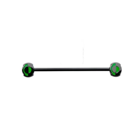Green Lantern Barbell Industrial Surgical Steel Body Jewelry