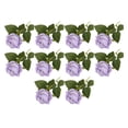 thumbnail image 2 of Arreglo de flores artificiales Toystoory de plástico 10 piezas para bodas decoración morado claro, 2 of 6