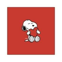 CafePress - Peanuts: Snoopy Heart Sticker - Square Sticker 3" x 3"