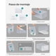 thumbnail image 5 of Cajas de zapatos, paquete de 12 organizadores de almacenamiento de zapatos, cajas apilables de plástico transparente para armario, tenis, 9.9 x 13.7 x 7.4 pulgadas, se ajustan hasta talla 13, 5 of 5
