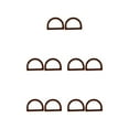 thumbnail image 3 of mmirethe 2Pcs Women Purse Handles Belt Replacement Handmade DIY for Tote Purse Making brown D shape 5Set, 3 of 6