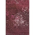 thumbnail image 2 of Addison Rugs Mayfield Washable Transitional Modern Merlot Rectangle Rug, 3' x 5', 2 of 6