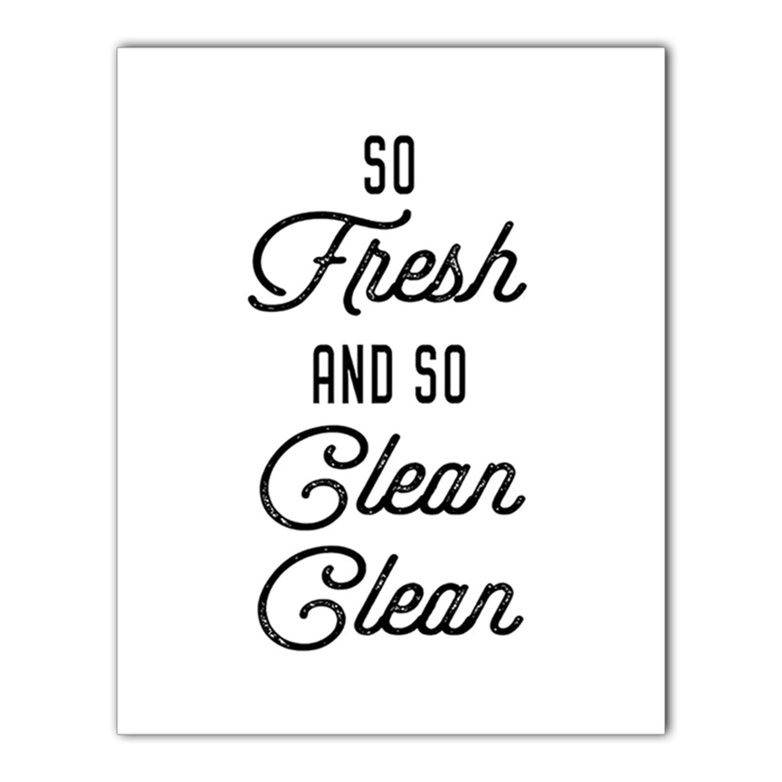 Wefuesd 4Pcs/Set Funny Signs Picture Canvas Painting Bathroom Wall Art Decor, Wall Decor, Home Decor, Room Decor