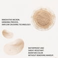 thumbnail image 6 of Makeup Setting Powder Compact Oil Control Matte Finish Long Lasting Waterproof Sweat Proof Lightweight Translucent Loose Face Powder for Women Shine Control Touch Up All Day Wear 8.5g, 6 of 7