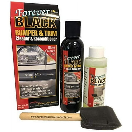 Forever Black Bumper & Trim Kit (NEW Improved Formula & Larger Size)