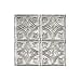 thumbnail image 3 of Fasade Easy Installation Traditional 1 Crosshatch Silver Glue Up Ceiling Tile/ Ceiling Panel (12" X 12" Sample), 3 of 3