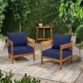thumbnail image 6 of Xwlshop  24" x 24" Outdoor Seat Cushion, Water-Resistant Patio Furniture Cushion with Removable Cover & Tie Straps, Deep Seat Chair Cushion for Patio, Deck, Beige, 6 of 6