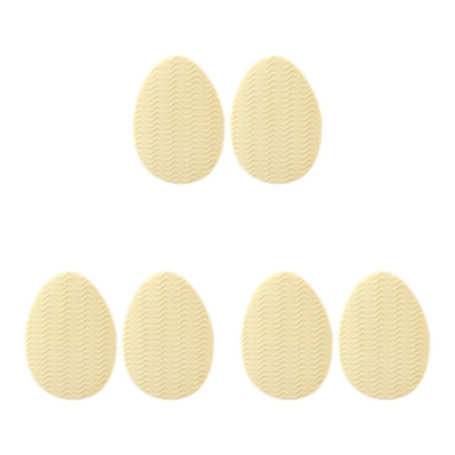Guardoinrt Reliable Non-Slip Shoe Pads for High Heels with Self-Adhesive Backing Round Head Apricot 3Set