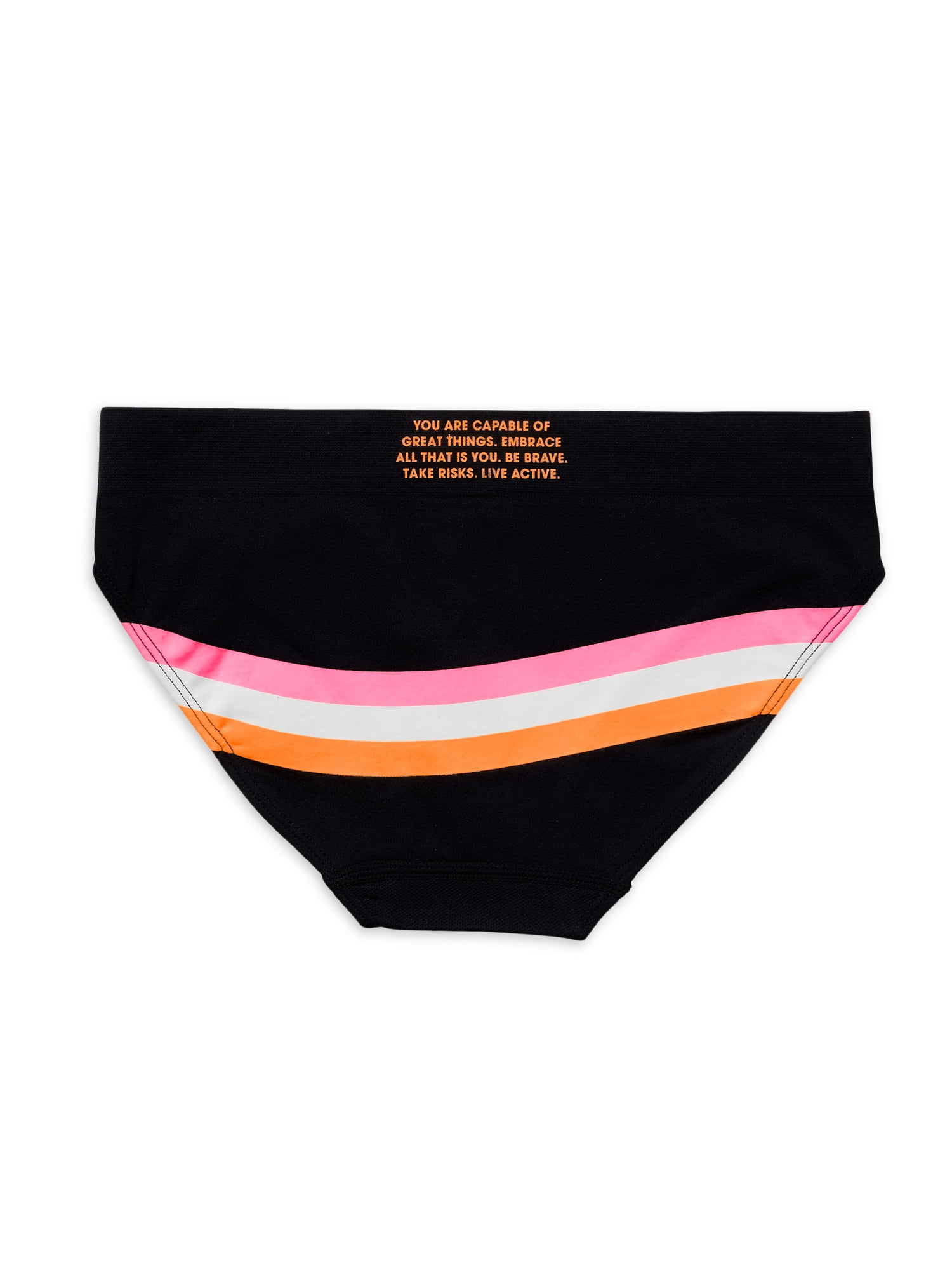Motley stainless spell Justice Girls Nylon Spandex Bikini Underwear, 5-Pack Sizes 6-16 -  Walmart.com