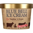 thumbnail image 6 of Blue Bell Cookies 'n Cream Ice Cream Half Gallon, 64 fl oz, 6 of 13