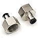 thumbnail image 3 of 1/4 OD Tubing Push to Connect Fittings 1/2 Inch Npt Female Air Fittings PCF Air Lines Push Fittings Quick Connect Air Hose Fittings Pneumatic Fittings Push in Connectors Push Lock Fittings 2Packs, 3 of 4