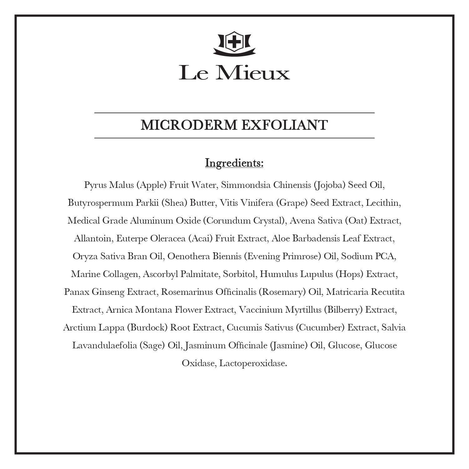 Le Mieux Le Mieux Microderm Exfoliant 1 75 Oz 02 Walmart Com Walmart Com Le Mieux Le Mieux Microderm Exfoliant 1 75 Oz 02 Walmart Com Walmart Com