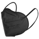 thumbnail image 1 of Mascarilla facial FFP2/KN95, mascarilla facial desechable protectora de 5 capas FFP2 (negro, 50 unidades), 1 of 1