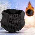 thumbnail image 2 of Neck Warm Mens Wool Bib Womens Scarf Winter Double Thick Knit Ring Unlimited Scarf Warm And Windproof Small Scarf for Women Neck Polyester Gaiter Winter Winter Running Gear for Men Head Ski Gaiter, 2 of 4