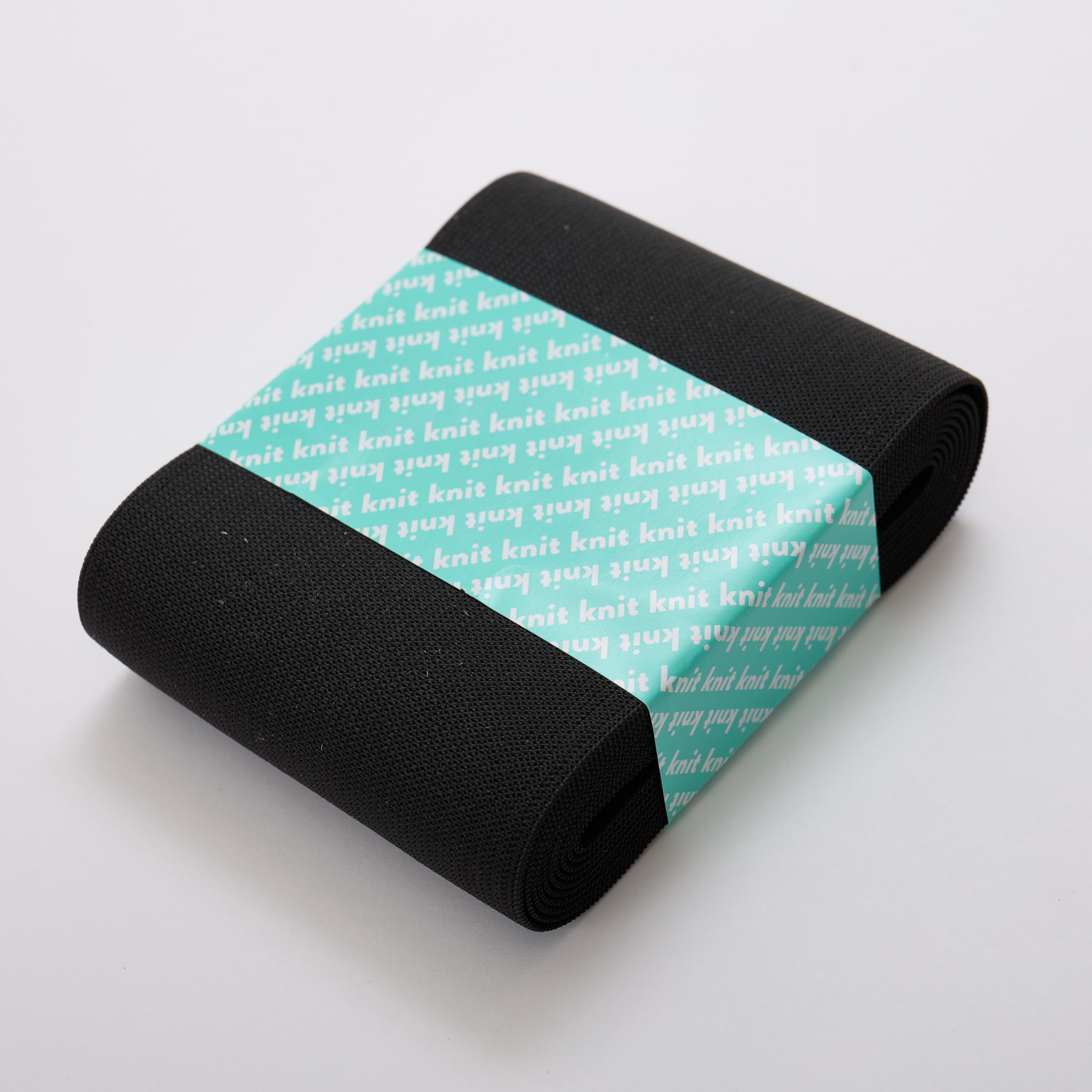 (2 pack) Hello Hobby 3" Black Knit Elastic for Sewing and Craft Projects