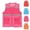 Hot Pink, variant on Chiccall Mesh Safety Vest Zip Up Volunteer Vest with Reflective Lightweight Outdoor Jogging Running Vest with Pockets