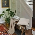 thumbnail image 4 of 30-Inch Solid Wood Farmhouse Entryway Bench, Rustic Storage Bench Seat for Indoors, Living Room, or Dining Room, Natural, 4 of 6