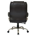 thumbnail image 3 of Executive Bonded Leather Office Chair in Espresso, 3 of 5