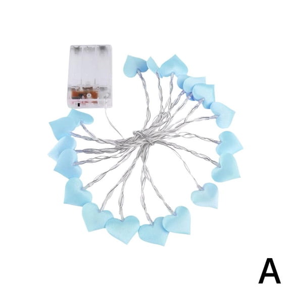 Love Heart Shaped Fairy String Lights,Valentines Day Led Love Heart String Operated FA Day Decor Valentines Lights,Battery