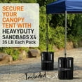 thumbnail image 3 of SereneLife 10x15 Instant Shelter Foldable/Collapsible Sunshade Canopy Pop up Tent (Navy Blue), 3 of 7