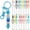Multicolor, variant on 20 Pcs Beadable Keychains Bulk Kit – DIY Keychain Making Supplies with Metal Blanks for Crafts, Jewelry, Charms, Custom Projects – Blank Chain Bars for Beaded Keychain Design
