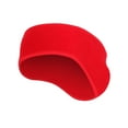 thumbnail image 1 of Ruiboury Cache-Oreilles en Polaire pour Femmes et Hommes, Accessoire de Vêtements d'Hiver Extensible pour Sport, Cyclisme, Course, Bandeau pour Extérieur, Rouge, 1 of 6
