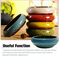 thumbnail image 4 of Baohd Flower Pot Ceramic Pots Hydroponic Planter Succulent Containers Glazed Shadow Large Diameter for Home Supplies Blue, 4 of 9