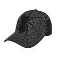 thumbnail image 2 of Xecao Black Spider On Web 1 for Baseball Cap: Unisex, crafted from classic polyester twill fabric, featuring a soft unconstructed design, 2 of 5