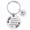 YY0012 Keyring Solid silver, variant on Wholesale Keychains Friends & Sisters Keepsake Gifts Bestie Holiday Gifts Engraved Metal Keychains