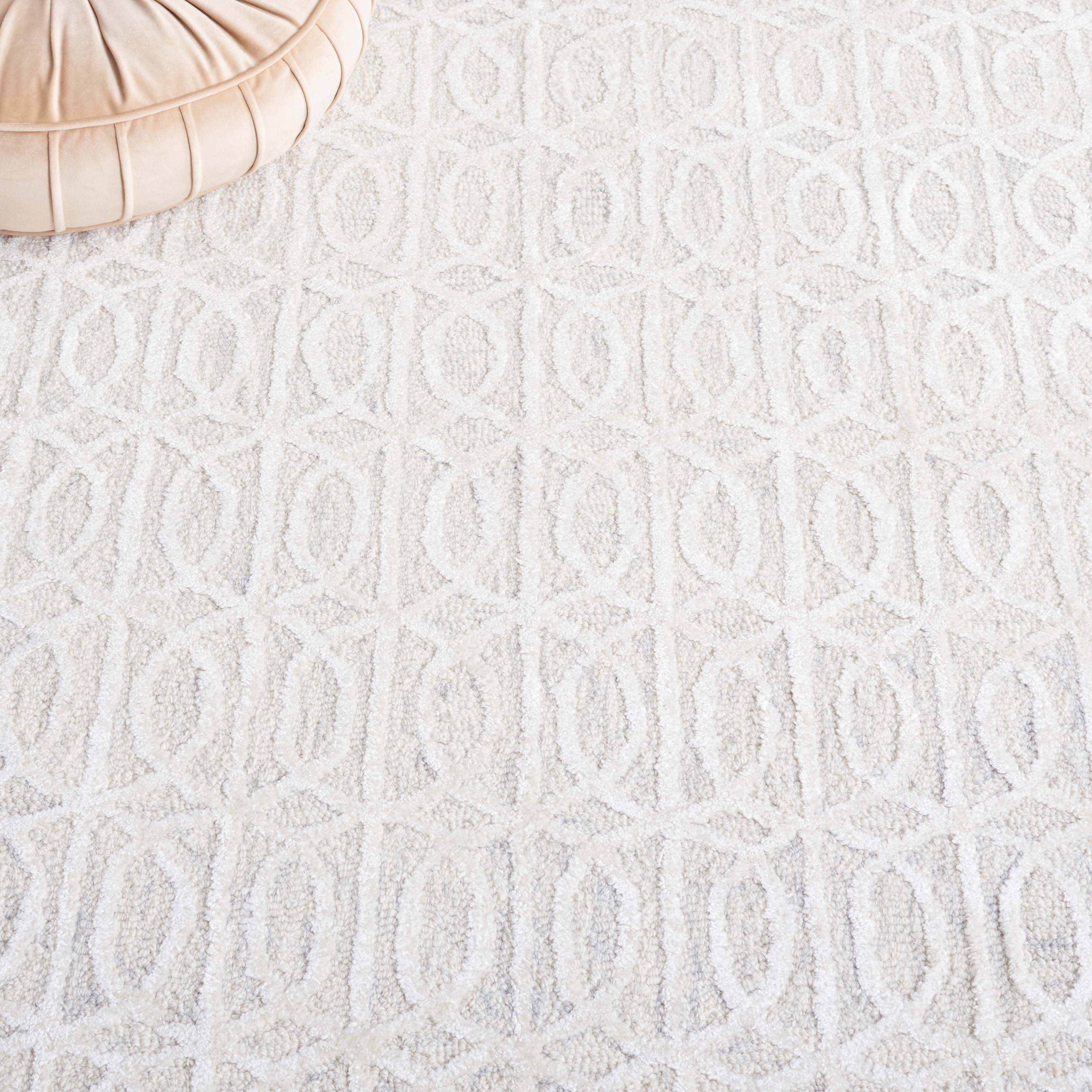 SAFAVIEH Ebony Abel Modern Area Rug, Beige/Ivory, 5' x 8'
