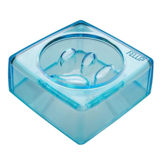 Plato Para Mascotas Fellip Kristal Good Manners 490 Ml Azul Fellip Kristal Good Manners