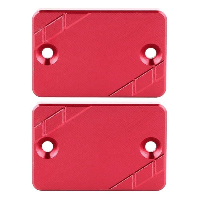 Tapa de depósito de líquido de frenos delantero y trasero, 2 uds., compatible con Honda CB300F CBR500R CB500F CB500XRed Jadeshay A