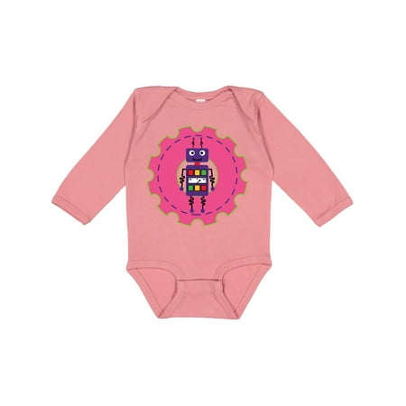 

Inktastic Robot Girls Science Engineering Gift Baby Girl Long Sleeve Bodysuit