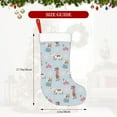 thumbnail image 4 of Salouo Cute Snowflake Dachshund Print Christmas Stockings,Large Xmas Stocking Set of 1 Holiday and Farmhouse Stocking for Christmas Holiday Party Decoration(17.7*11 Inch), 4 of 7