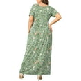 thumbnail image 3 of WUJINXIA Women's Summer Plus Size 2X to 6X Maxi Loose Dress with Pockets, 3 of 7