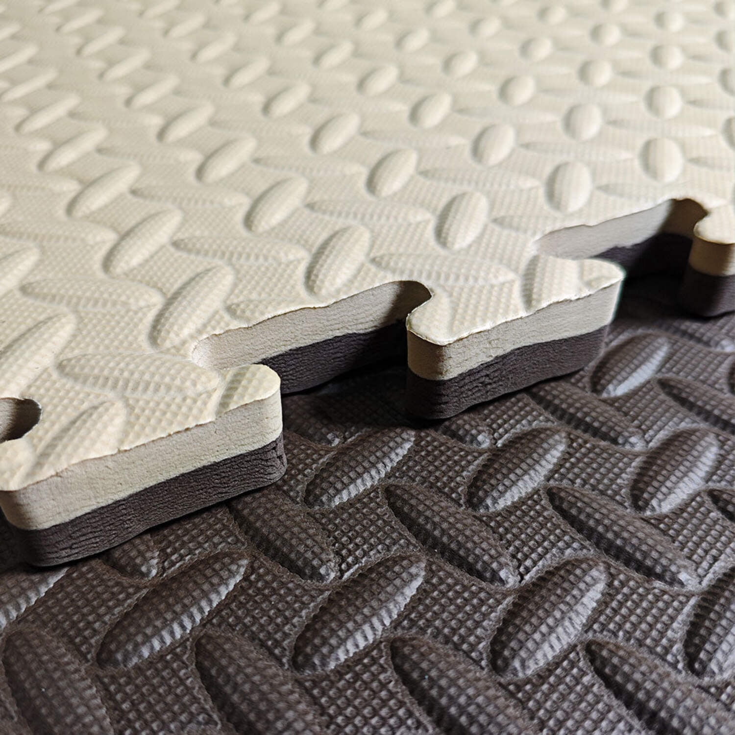 Soft Play - Pack of SIX Reversible Big EVA Mats 3ft x 3ft x 0.75" Each