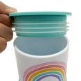 thumbnail image 3 of Your Zone Kids Plastic Rainbow Toothbrush Holder with Non-Slip Bottom, 3 of 12