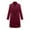 Wine, variant on Babysbule Women's Tops, Jackets& Coat Fashion Fashion Women Solid Double Breasted Button Front Style Plus Size Coat Tops
