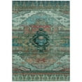 thumbnail image 2 of Addison Rugs Chantille Indoor/Outdoor Transitional Tribal Teal Machine Washable Rectangle Rug, 2'6" x 3'10", 2 of 7