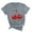 Gray, variant on Round Neck Short Sleeve Shirts Tops for Womnen Fashion Cherry Printed Blouse T-Shirt Tops Red