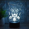 thumbnail image 3 of Cartoon Elf Gengar Night Light 3D Illusion LED Light Childre, 3 of 5
