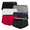 Black, variant on Women's Underwear Seamless Briefs Panties, 6-Pack, Sizes XS- 3XL